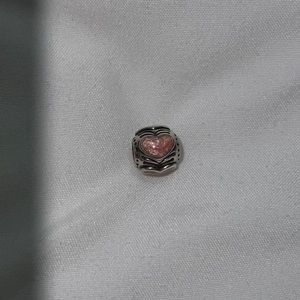 Rose Enamel Hearts Pandora Charm